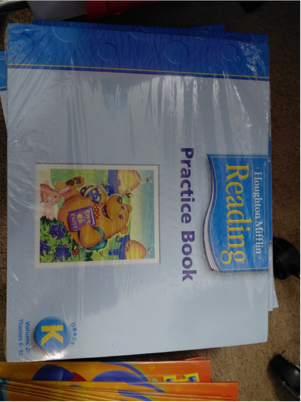 Houghton Mifflin Reading Practice Books Grade K Volume 1 & 2 Set NEW Sealed